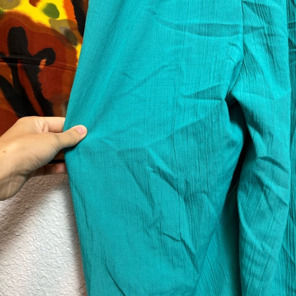 Vintage Donna Toran “Jaguars Teal” Jumpsuit Womens Size Medium - Picture 16 of 16